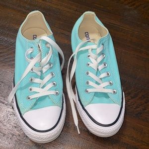 EUC Tiffany Blue Converse